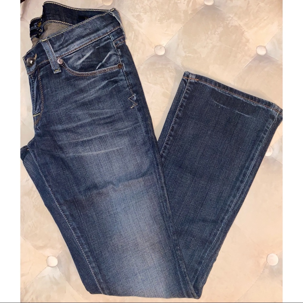 SOLD LUCKY BRAND “ZOE” BOOT CUT JEANS MID DARK WASH SIZE 2 / 26